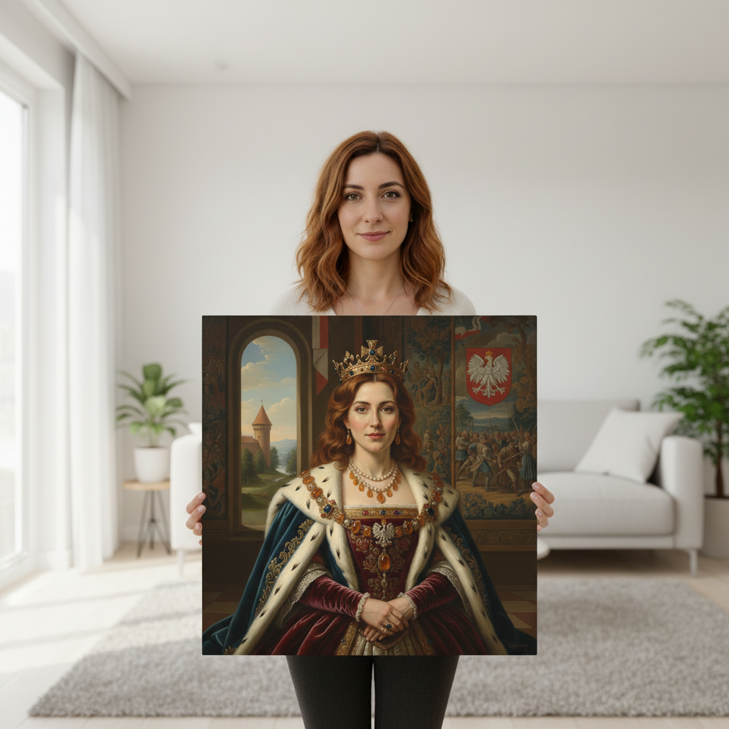 WSPANIAŁA KRÓLOWA POLSKI - TWÓJ KRÓLEWSKI PORTRET