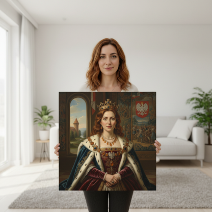 WSPANIAŁA KRÓLOWA POLSKI - TWÓJ KRÓLEWSKI PORTRET