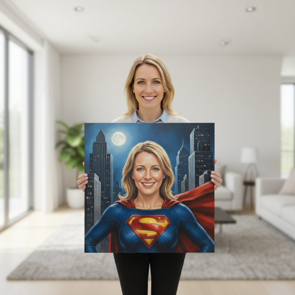 SUPERBOHATERKA - TWÓJ PORTRET