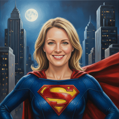 SUPERBOHATERKA - TWÓJ PORTRET