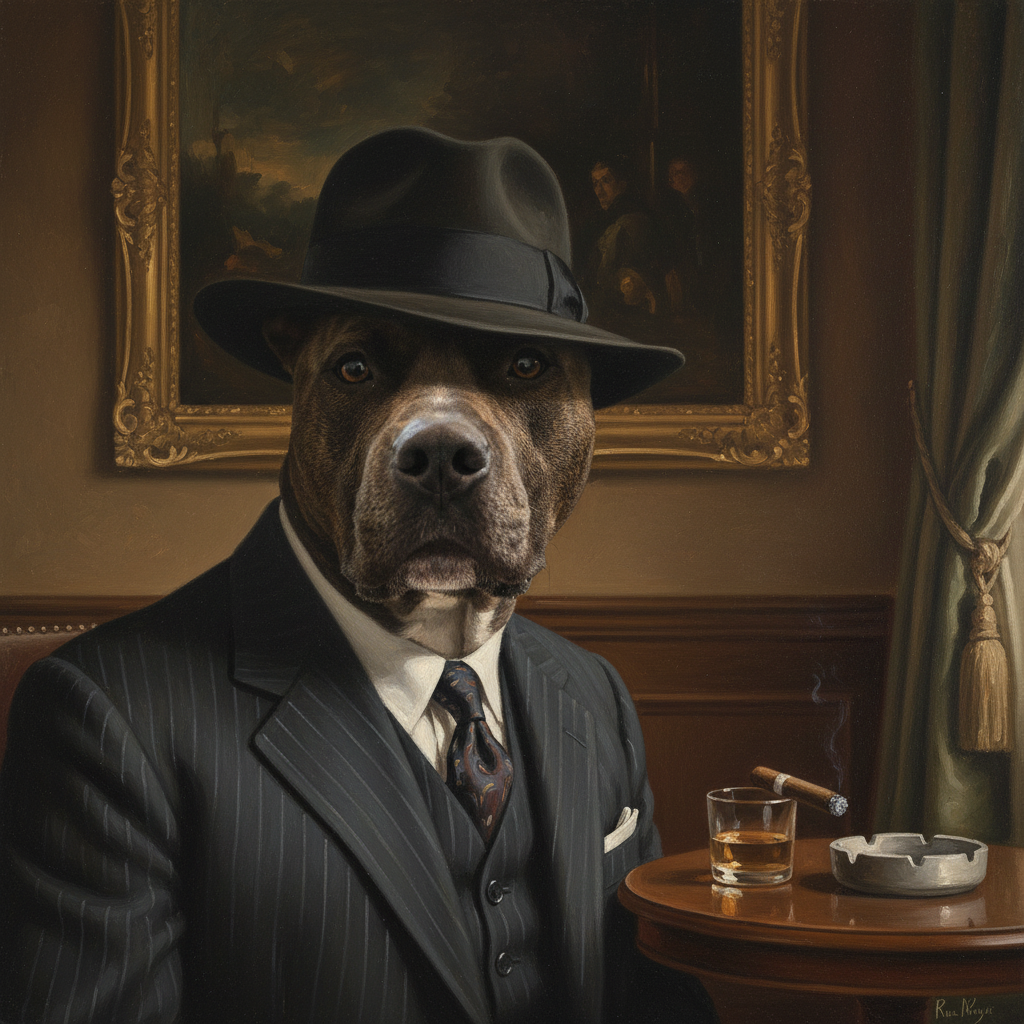 TWÓJ PUPIL MAFIOZO - PORTRET TWOJEGO PSA