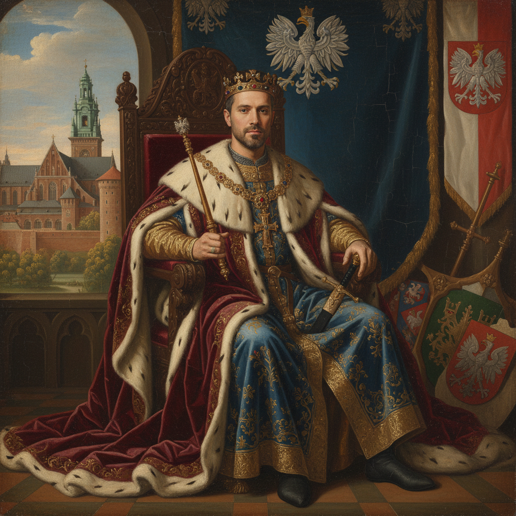 WSPANIAŁY KRÓL POLSKI - TWÓJ KRÓLEWSKI PORTRET