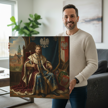 WSPANIAŁY KRÓL POLSKI - TWÓJ KRÓLEWSKI PORTRET