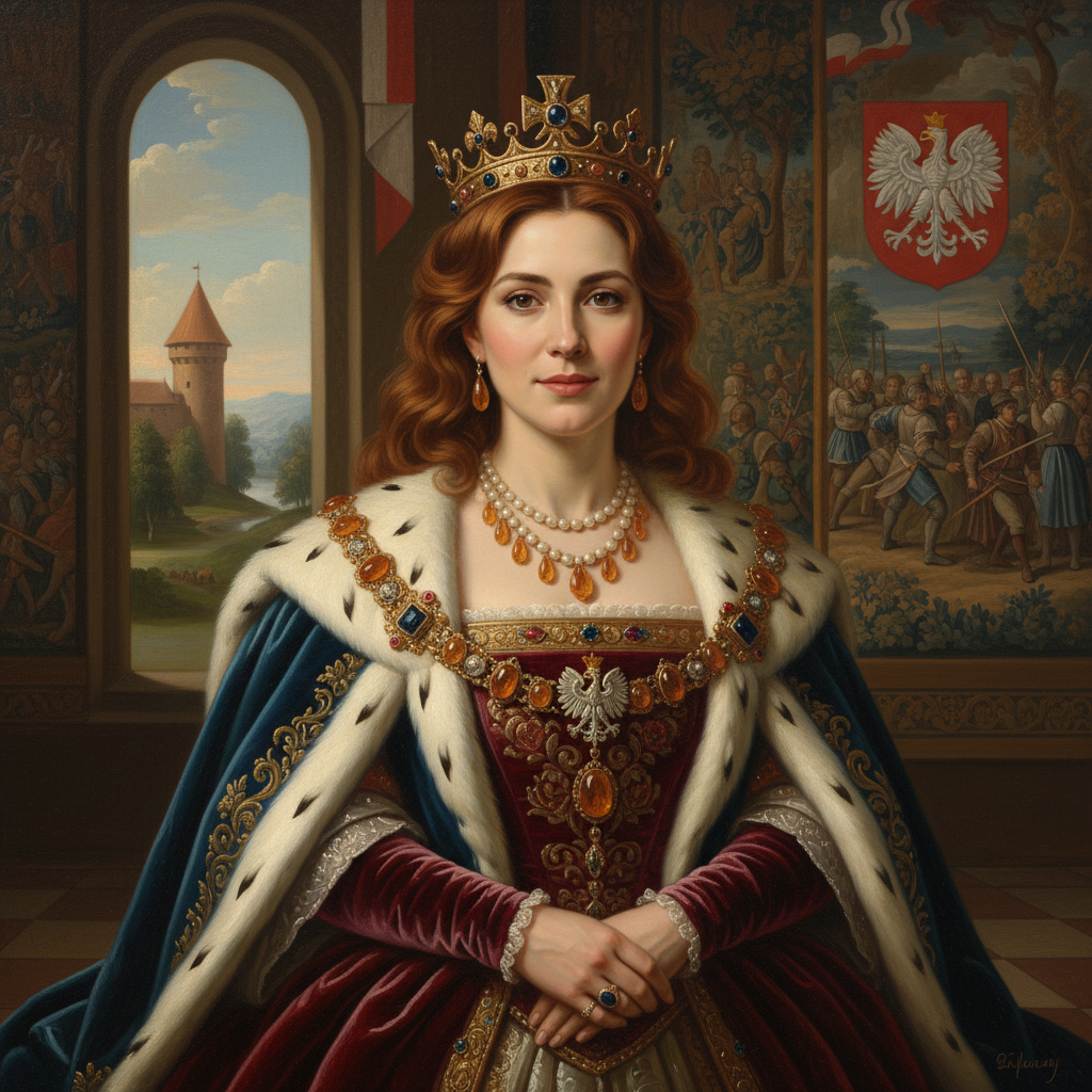 WSPANIAŁA KRÓLOWA POLSKI - TWÓJ KRÓLEWSKI PORTRET